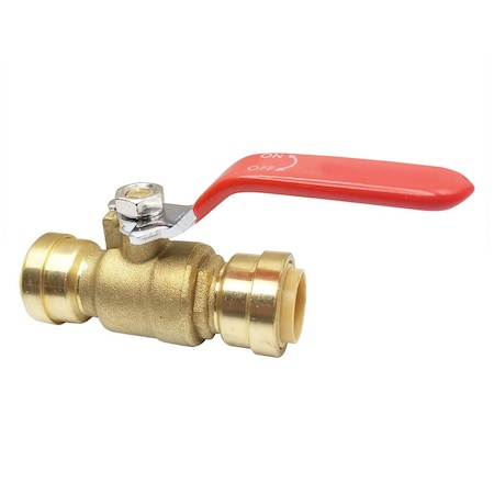 Thrifco Plumbing Lf912 1/2 X 1/2 Push-Fit Ball Valve 6625113